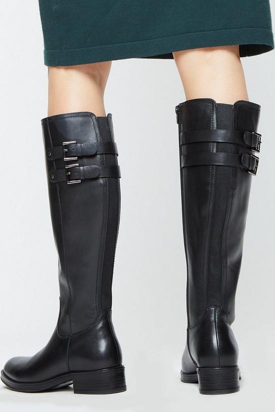 Dorothy Perkins Leather Tallia Buckle Strap Boots 4