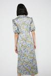Warehouse Midi Dress In Floral With Frill Hem thumbnail 3