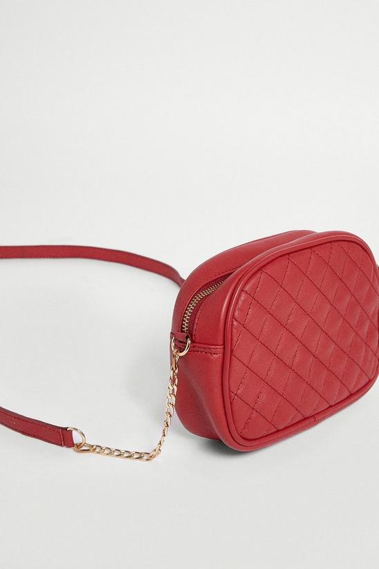 Warehouse Real Leather Quilted Cross Body 3