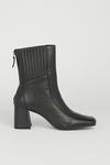 Warehouse Real Leather Zip Back Heeled Boot thumbnail 1