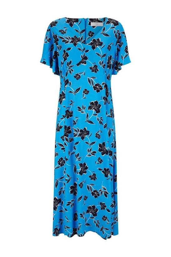 Wallis Petite Blue Floral Maxi Dress 5