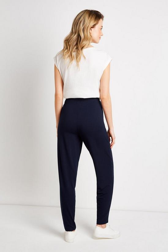Wallis TALL Navy Tapered Trousers 3