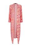 Wallis Pink Paisley Long Line Kimono Jacket thumbnail 5