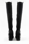 Wallis Helston Block Heel Knee High Boots thumbnail 4