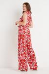 Wallis Tall Red And Pink Halter Neck Jumpsuit thumbnail 3