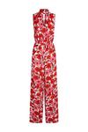 Wallis Tall Red And Pink Halter Neck Jumpsuit thumbnail 5