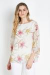 Wallis Ivory Lily Floral Over-layer Top thumbnail 2
