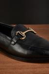 Wallis Bethan Leather Snaffle Loafers thumbnail 2