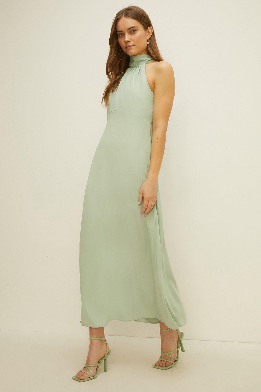 Green Halter Neck Dresses | Oasis Fashion UK