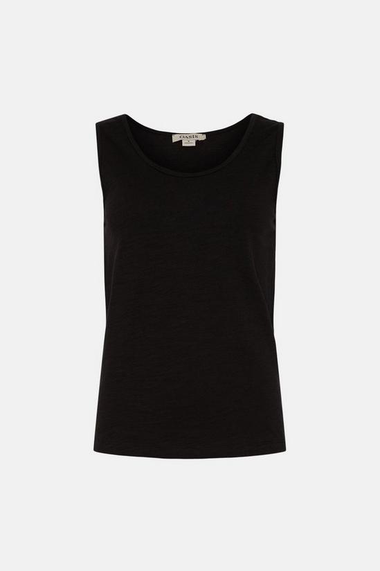 T-Shirts | Essential Cotton Slub Vest | Oasis