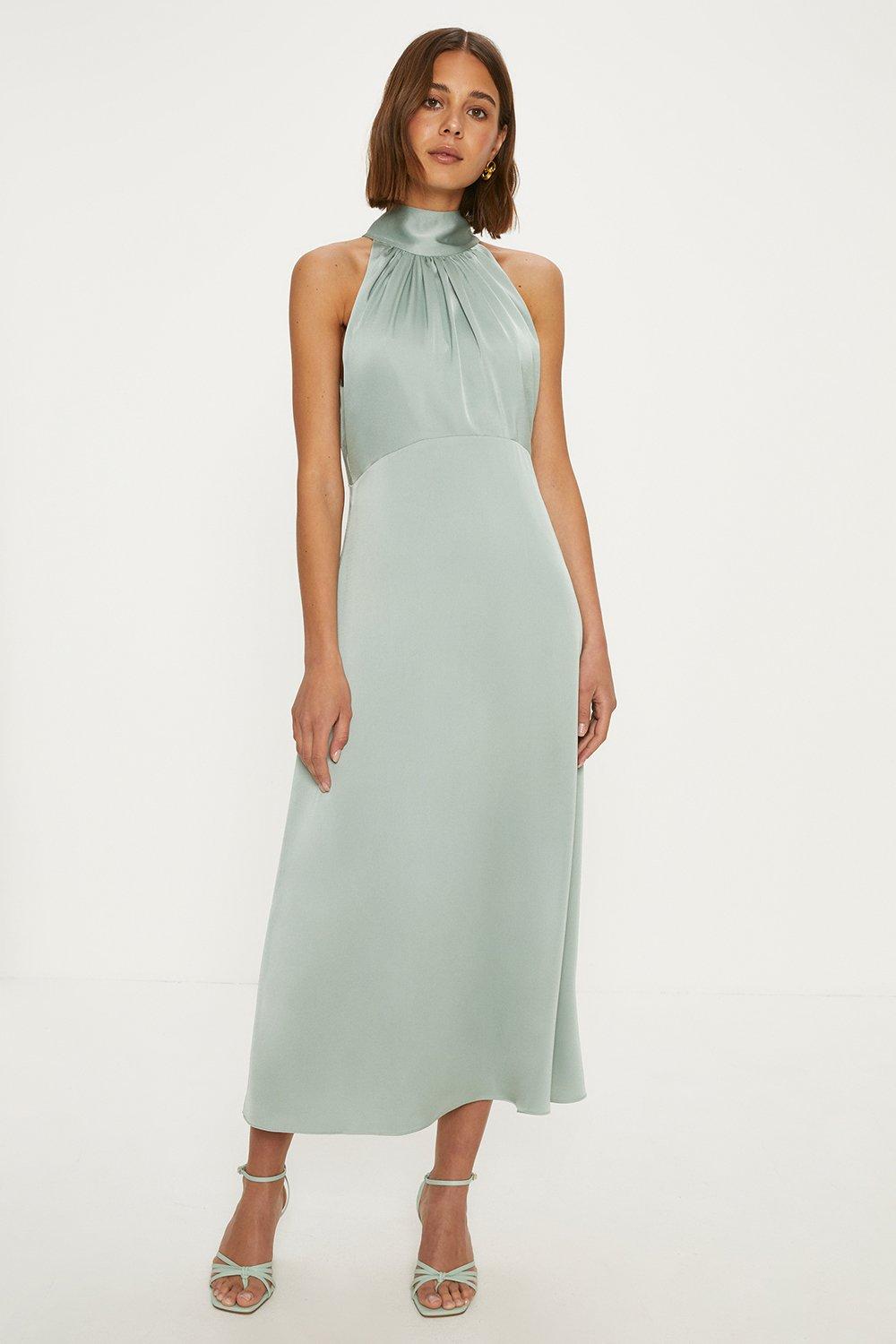 Green Halter Neck Dresses | Oasis Fashion UK