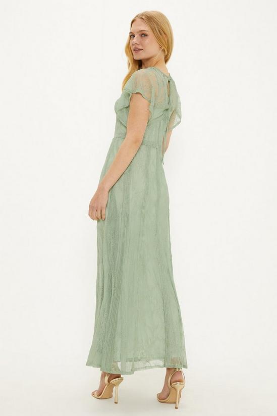 Oasis Premium Delicate Lace Maxi Bridesmaids Dress 3