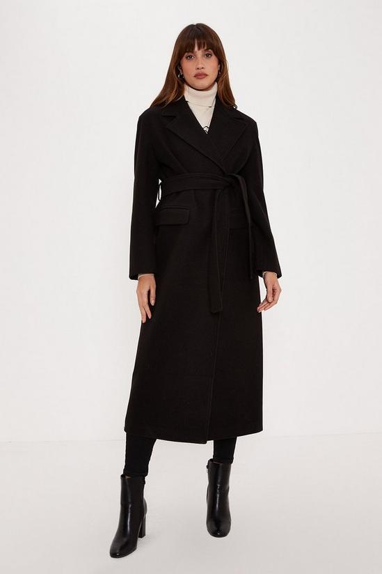 Oasis Double Breasted Maxi Wrap Coat 1