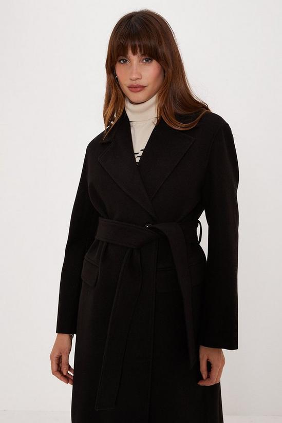 Oasis Double Breasted Maxi Wrap Coat 2