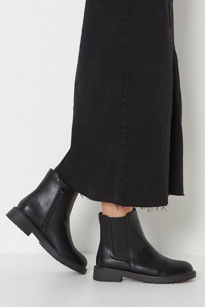 Jaque Chunky Chelsea Ankle Boots