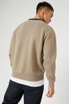 Burton Relaxed Fit Contrast Jersey Cardigan thumbnail 3