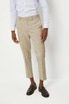 Burton Skinny Fit Neutral Pow Check Suit Trousers thumbnail 1