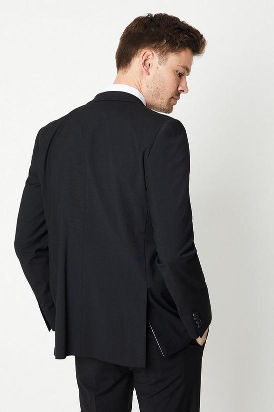 Burton Tailored Fit Black Essential Suit Jacket 3