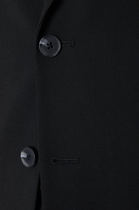 Burton Tailored Fit Black Essential Suit Jacket 5