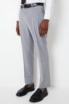 Burton Tailored Fit Light Grey Essential Suit Trousers thumbnail 5