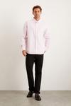 Burton Pink Long Sleeve Plus & Tall Oxford Shirt thumbnail 5