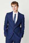 Burton Royal Blue Sharkskin Suit Jacket thumbnail 1