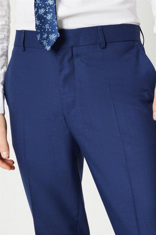 Burton Royal Blue Sharkskin Suit Trouser 3