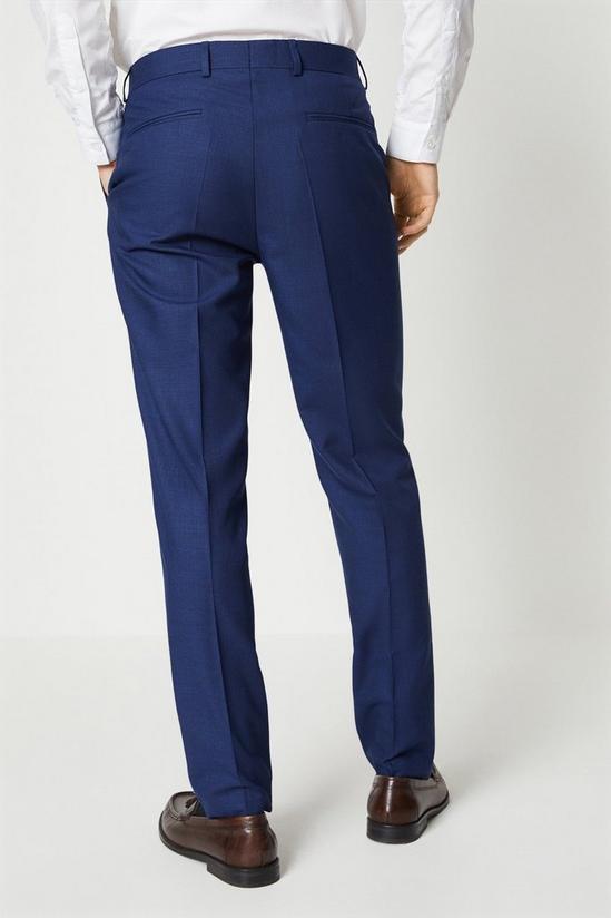 Burton Royal Blue Sharkskin Suit Trouser 4