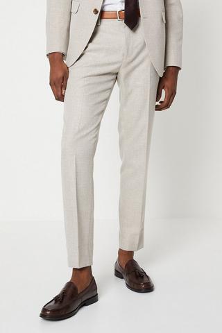 Product Slim Fit Semi Plain Suit Trousers neutral