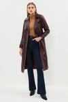 Coast Premium Leather Belted Trench Coat thumbnail 1