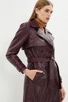 Coast Premium Leather Belted Trench Coat thumbnail 2