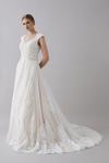 Coast Premium Pearl Embellished Lace Bardot Sweetheart Wedding Dress thumbnail 1