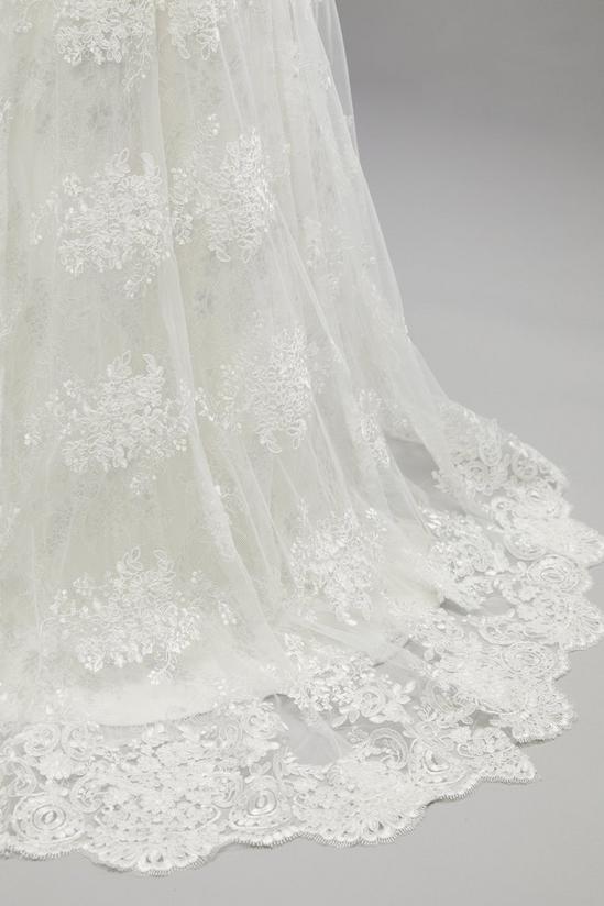 Coast Premium Sweetheart Lace Applique Strappy Wedding Dress 5