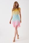 Coast Beaded Fringe Colourblock Mini Dress thumbnail 2