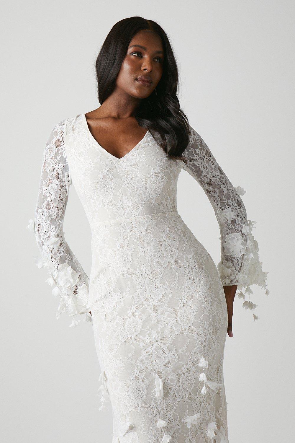 HSMQHJWE Long Sleeve Dress Wedding Dresses For Togo