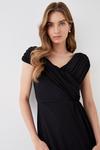 Coast Ruched Bardot Fishtail Slinky Jersey Gown thumbnail 2