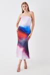 Coast Sophie Habboo Ombre Satin Ruched Dress thumbnail 2