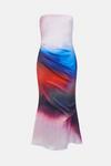 Coast Sophie Habboo Ombre Satin Ruched Dress thumbnail 6