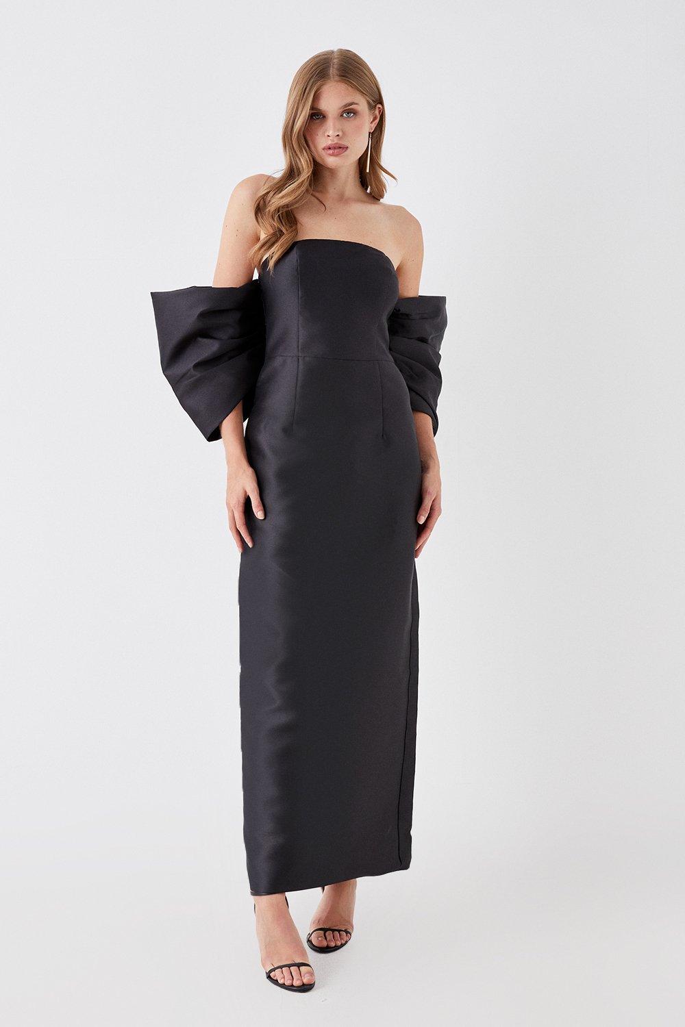 Detachable Shrug Multiway Twill Gown