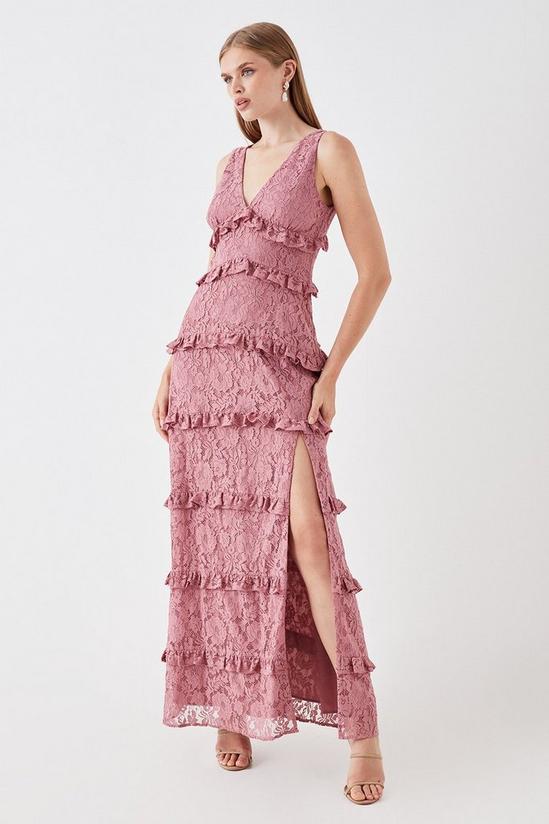 Coast Sophie Habboo Lace Tiered Maxi Dress 2