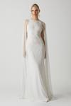 Coast Premium Embellished Wedding Dress With Cape Sleeves thumbnail 1