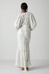 Coast Premium V Neck Blouson Sleeve Embellished Wedding Dress thumbnail 4