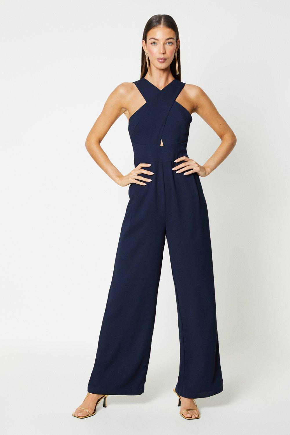 Blue sales jumpsuit debenhams