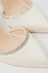 Coast Taya Bridal Satin Diamante High Stiletto Court Shoes thumbnail 4