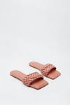 NastyGal Faux Leather Braided Flat Sandals thumbnail 3