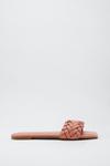 NastyGal Faux Leather Braided Flat Sandals thumbnail 4