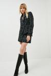 KarenMillen Contrast Boucle Military Tailored Jacket thumbnail 2