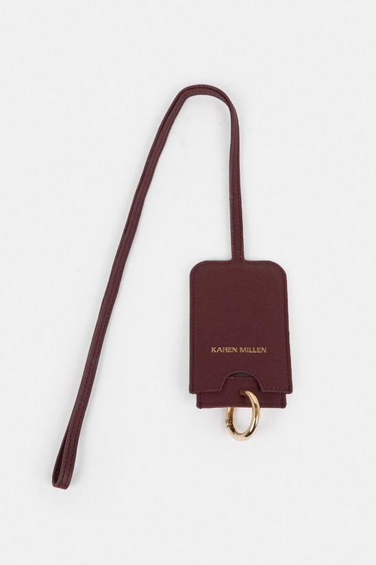 KarenMillen Leather Luggage Tag 1