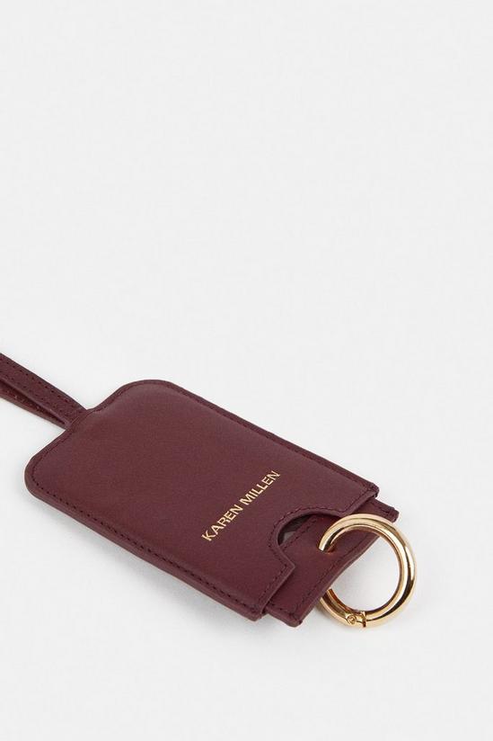 KarenMillen Leather Luggage Tag 3