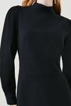 KarenMillen Soft Tailored High Low Sleeved Midi Dress thumbnail 5